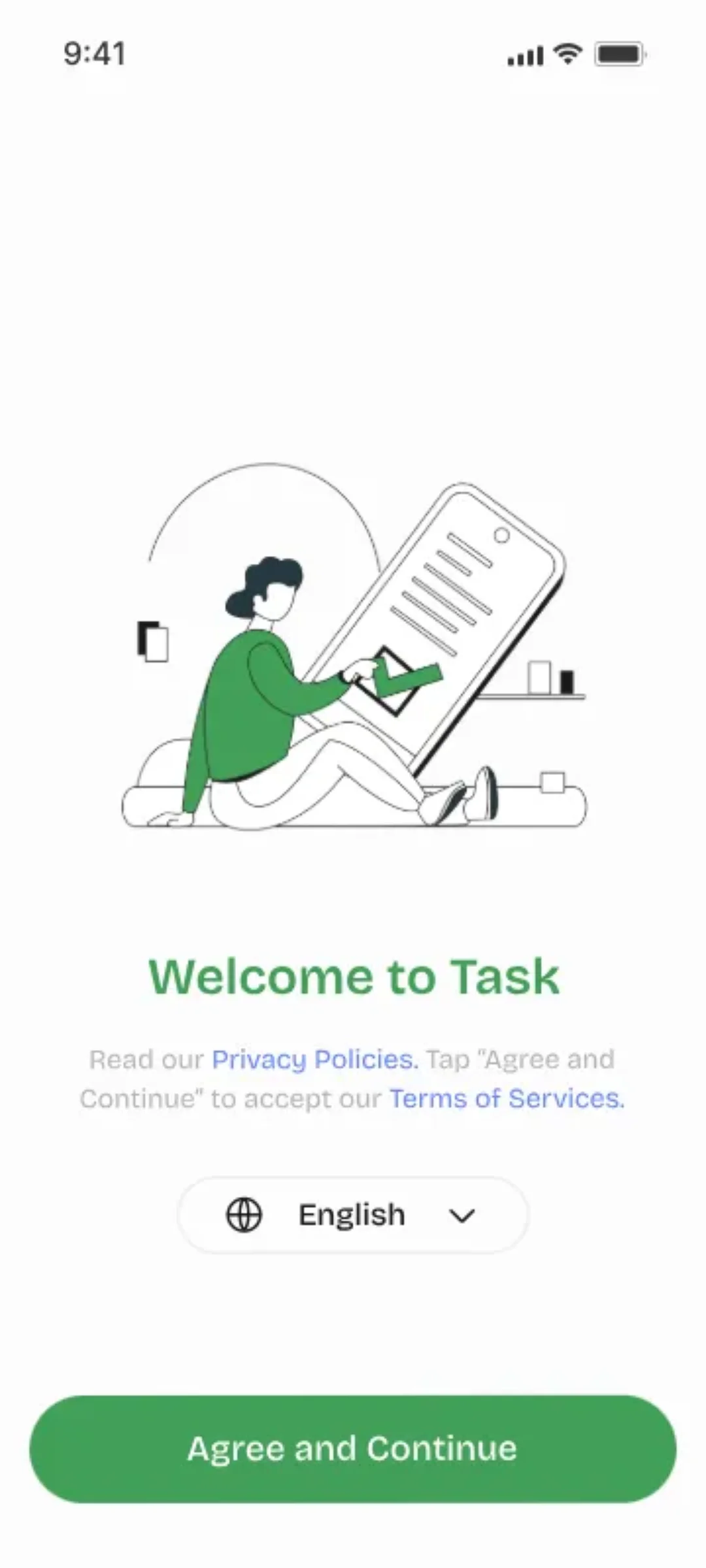 Youliable Sign Up with Your Phone — secondary screen